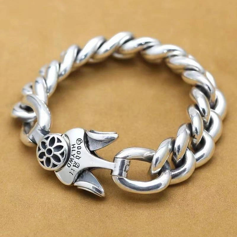 Cherry Blossom Men's Bracelet Retro Fashionable Punk 