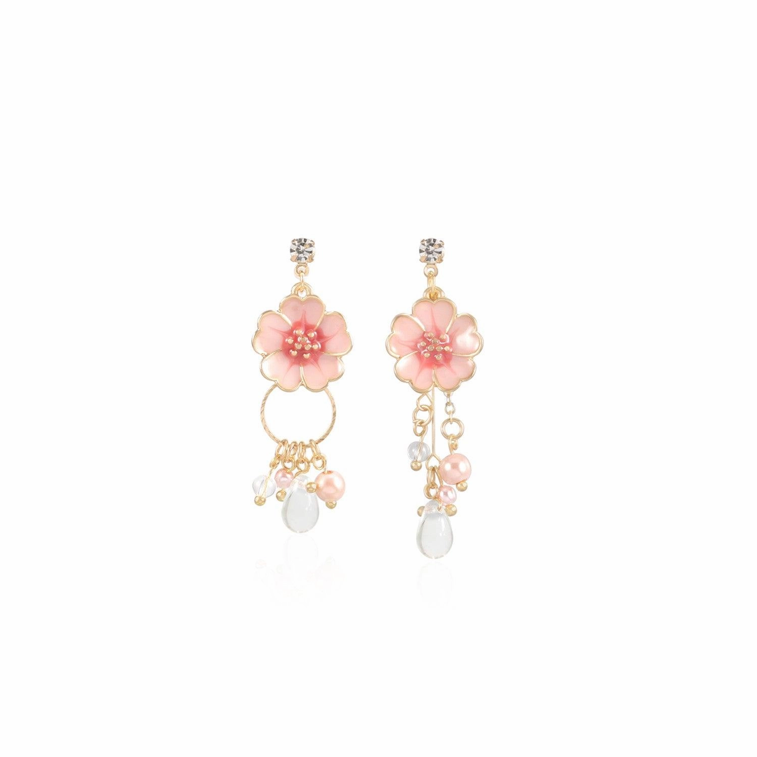 Cherry Blossom Season Pure Silver Ear Nail