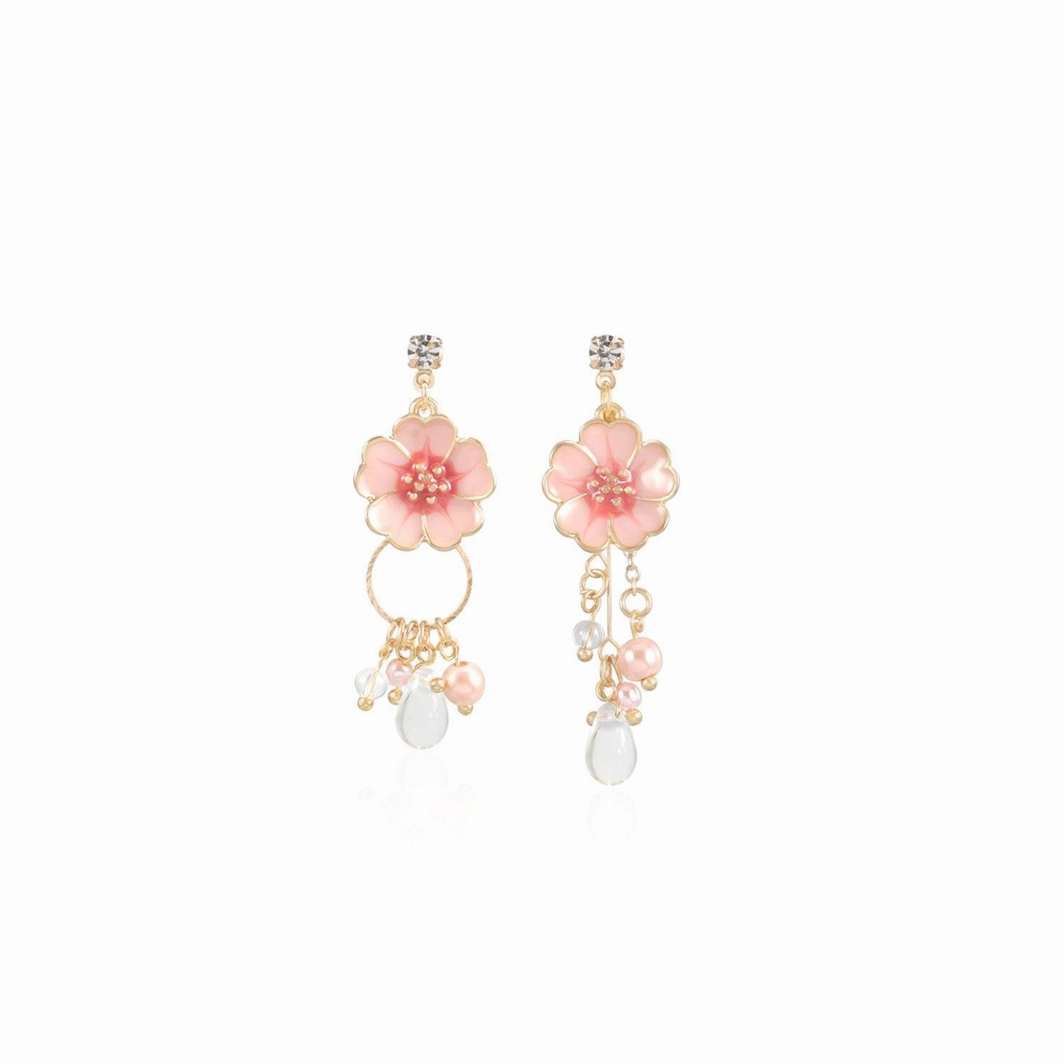 Cherry Blossom Season Pure Silver Ear Nail