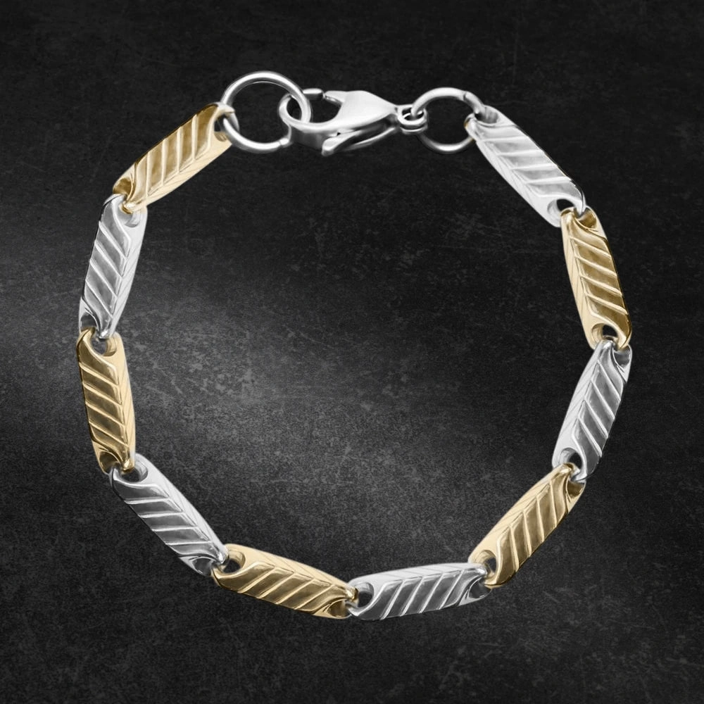 Chevron Steel Bracelet
