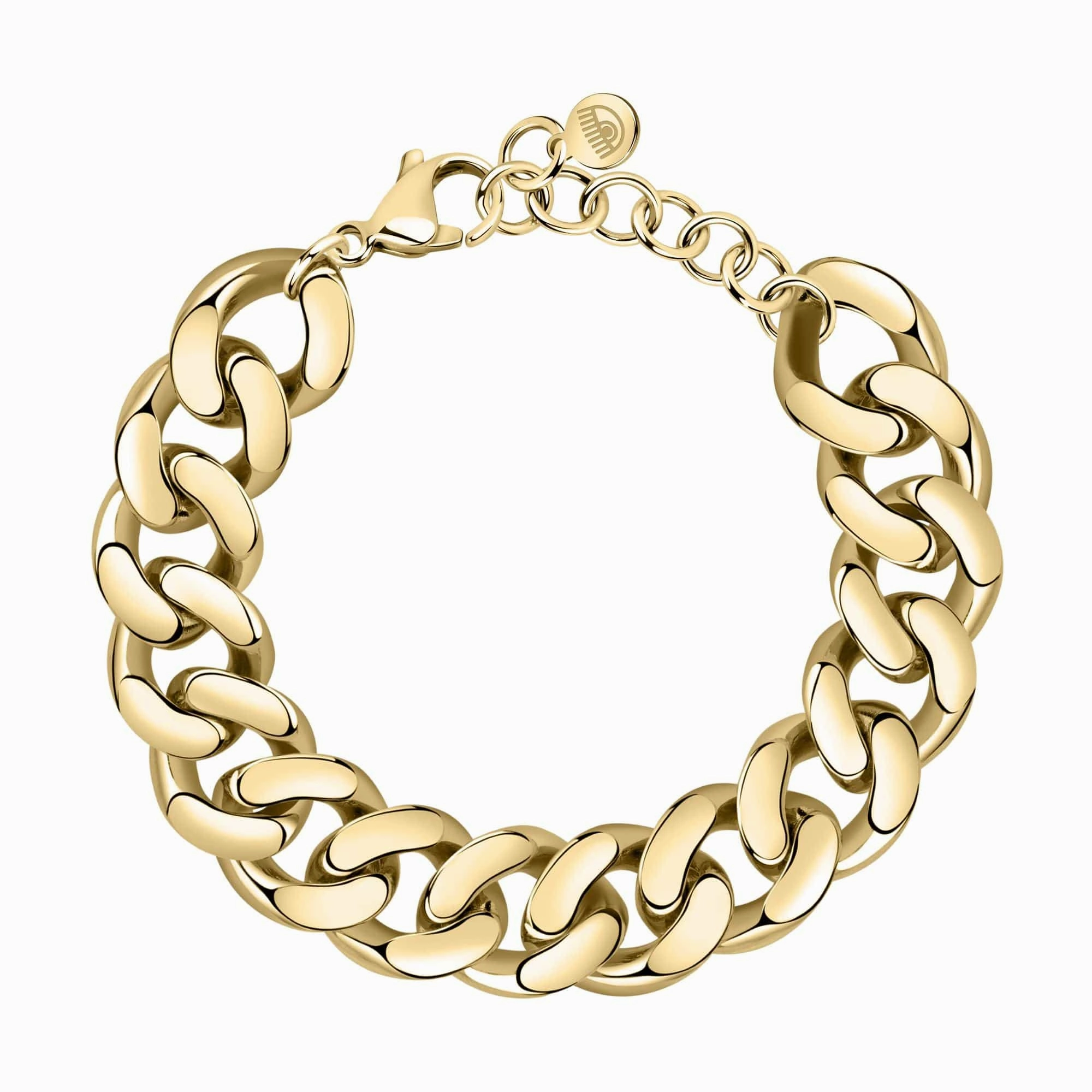 Chiara Ferragni Chain Collection Big Chain Gold Bracelet hand-chain-bracelet  