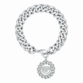 Chiara Ferragni Chain Collection Silver Eye Bracelet hand-chain-bracelet  