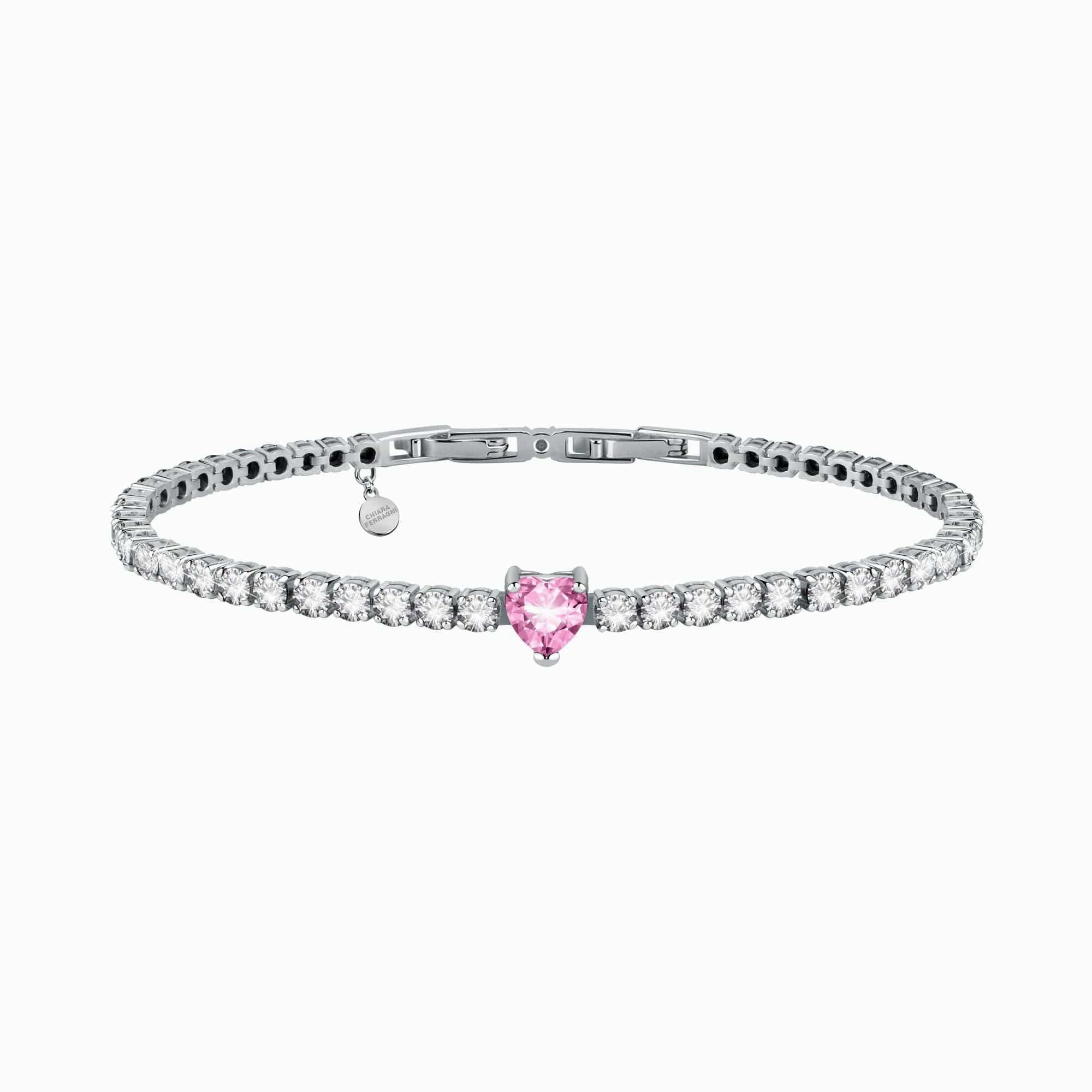 Chiara Ferragni Diamond Heart Fairytale Tennis Bracelet hand-chain-bracelet  