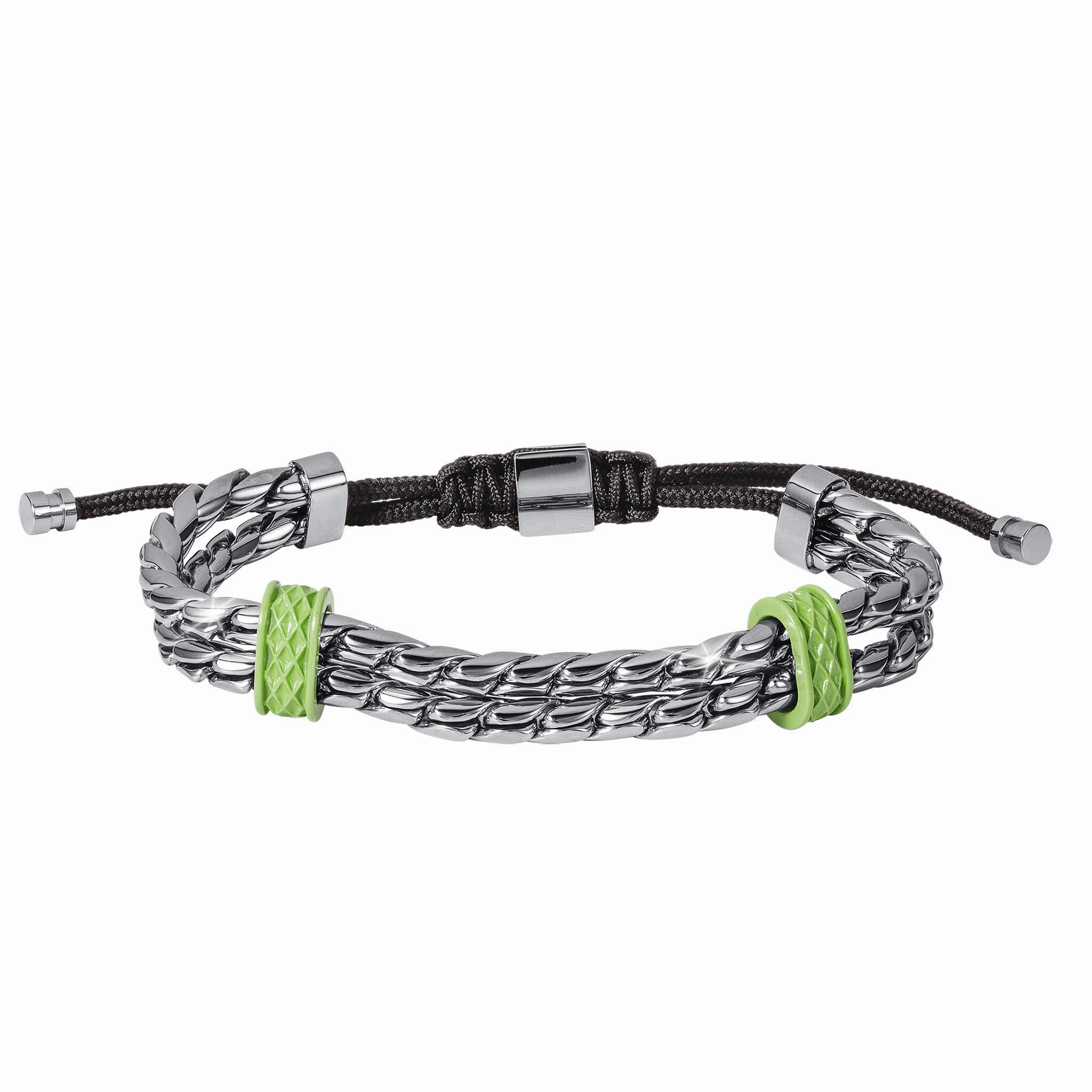 Chromatic Wave Green Men's Bracelet 
