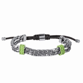 Chromatic Wave Green Men's Bracelet 
