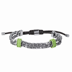 Chromatic Wave Green Men's Bracelet 