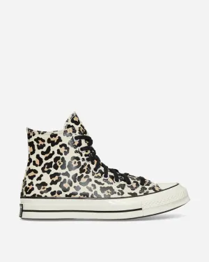 Chuck 70 Leuchtend-Leopardenmuster Sneakers Egret