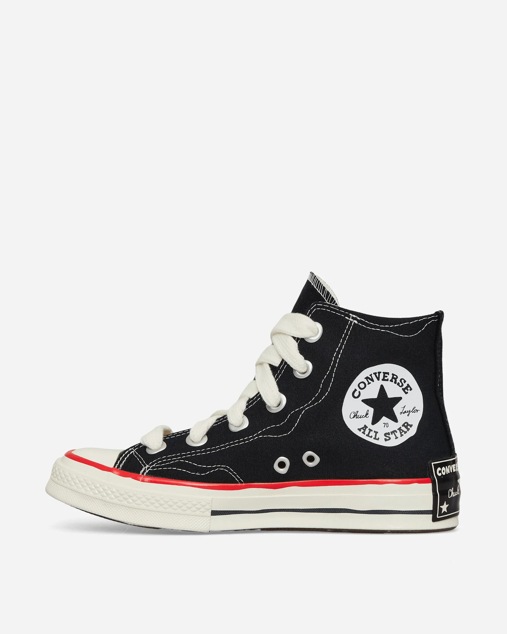 Chuck 70 Hi Sketch Sneakers Schwarz