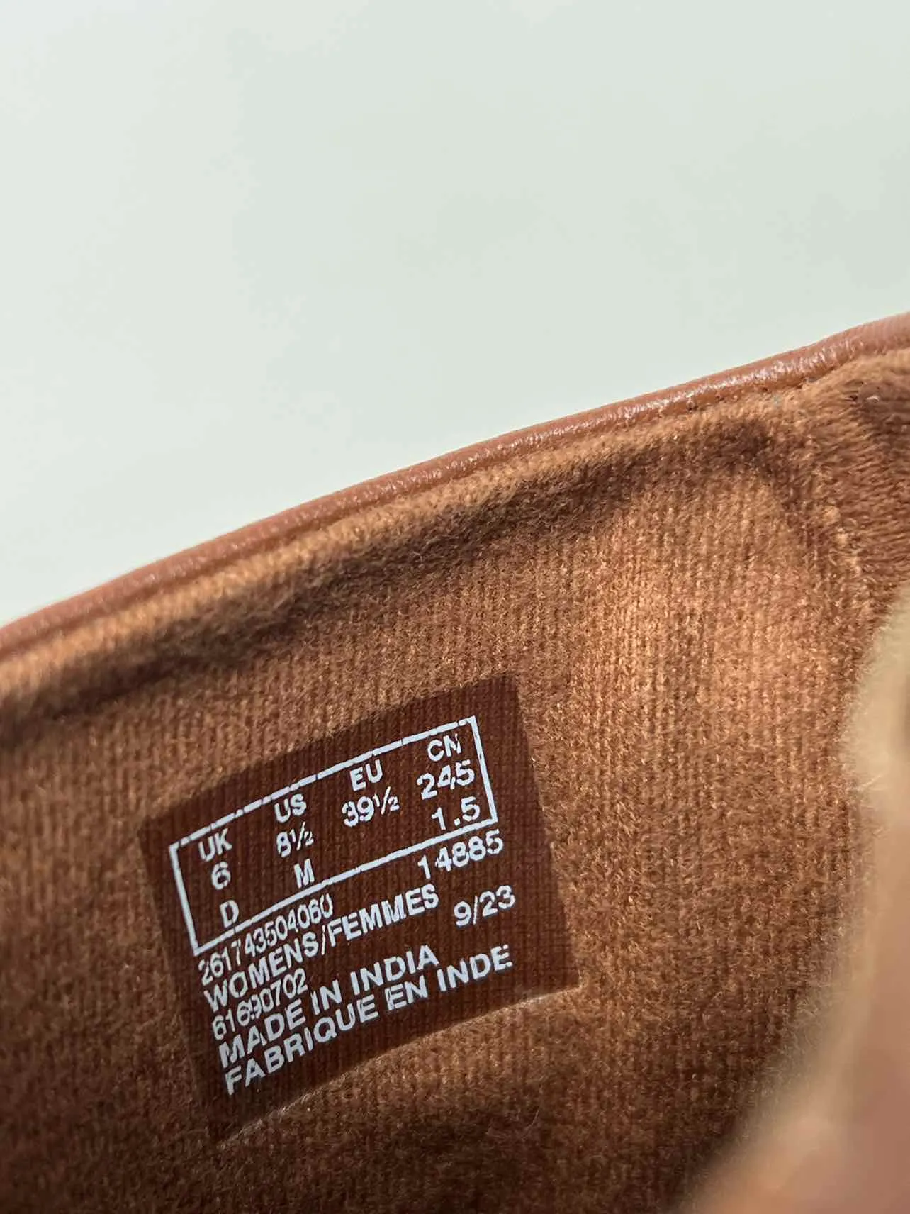 Clarks Größe 8,5 Braune/Goldene Schnallen Leder Schuhe Stiefel