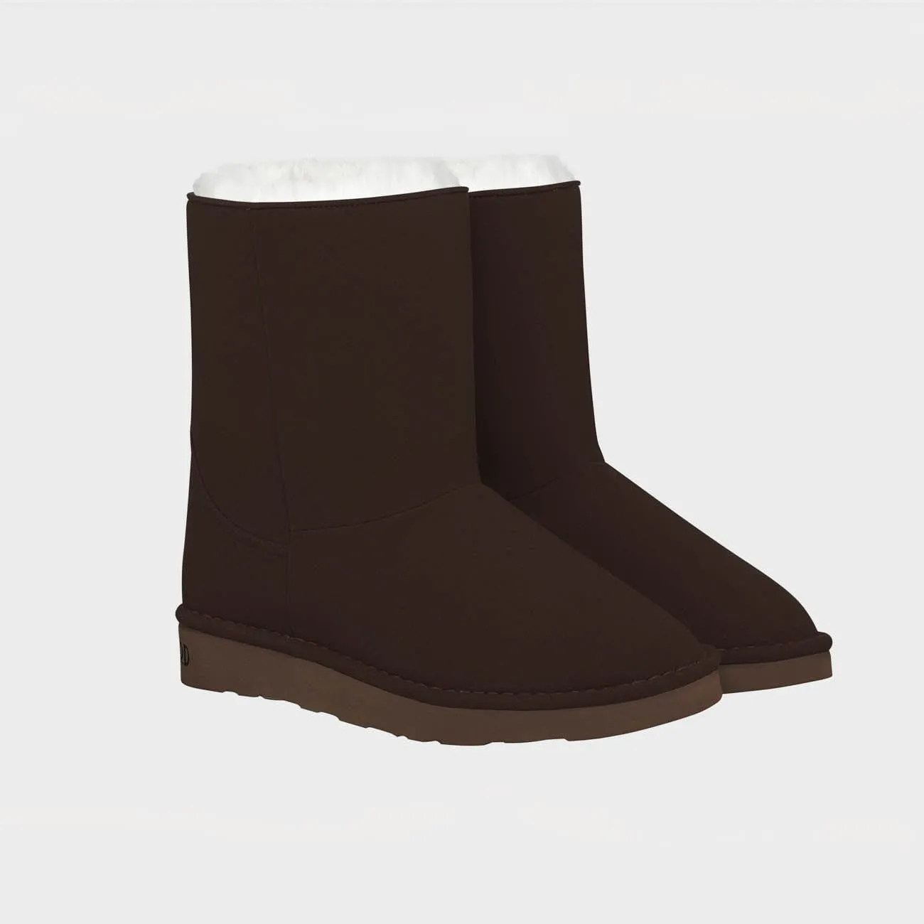 Klassische Unisex Vegane Kunstpelz gefütterte Stiefel | Mehrere Farben