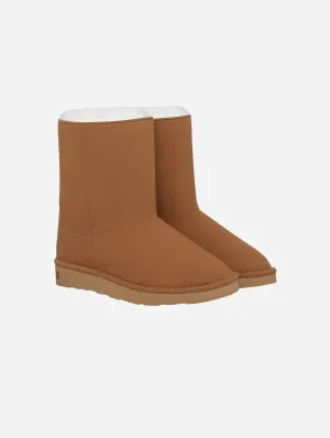 Klassische Unisex Vegane Kunstpelz gefütterte Stiefel | Mehrere Farben