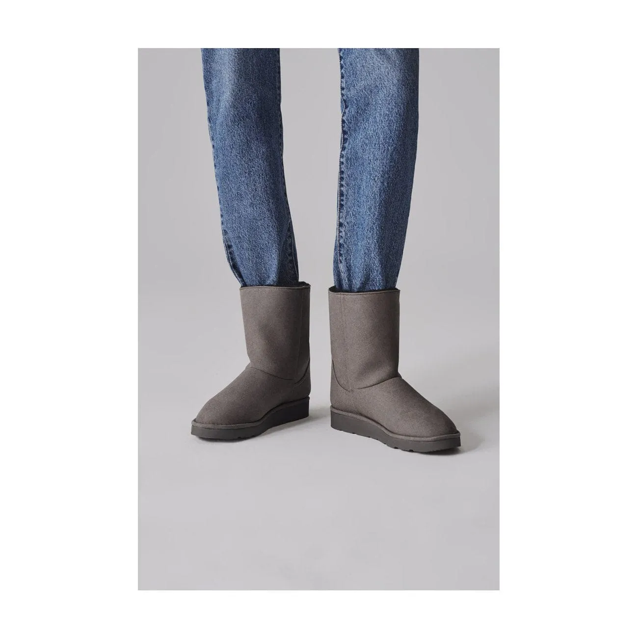 Klassische Unisex Vegane Kunstpelz gefütterte Stiefel | Mehrere Farben