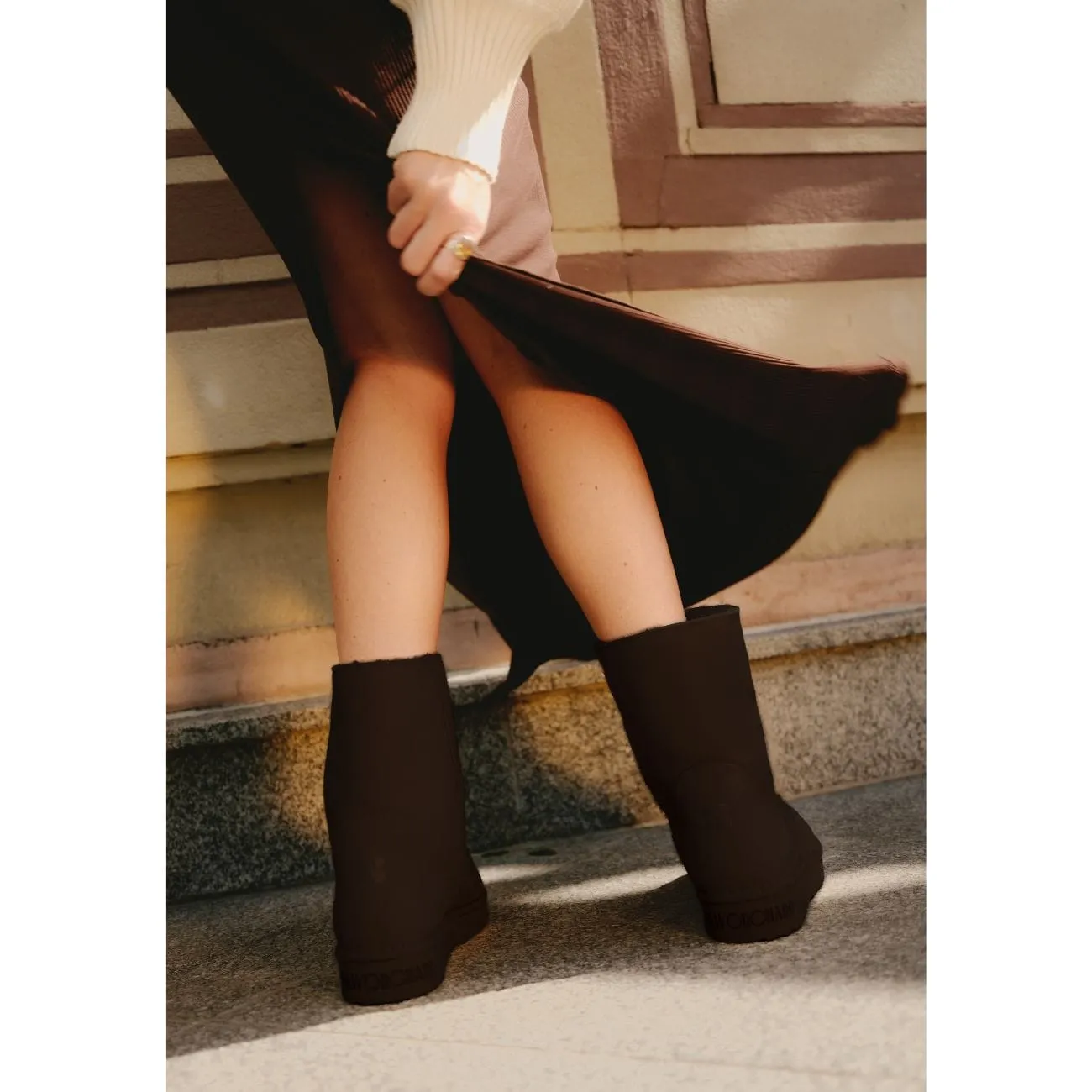 Klassische Unisex Vegane Kunstpelz gefütterte Stiefel | Mehrere Farben