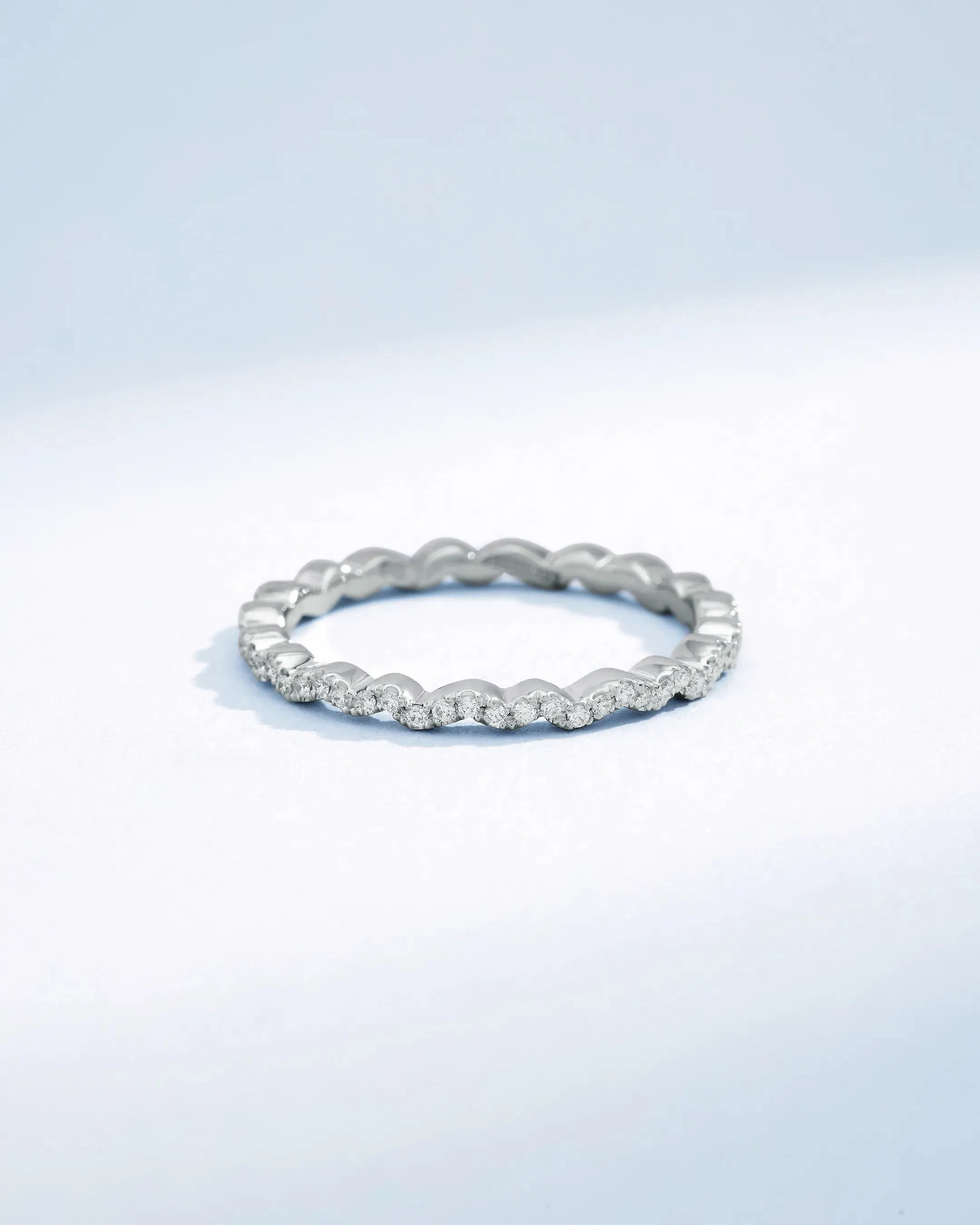 Classic Diamond Ivy Eternity Band