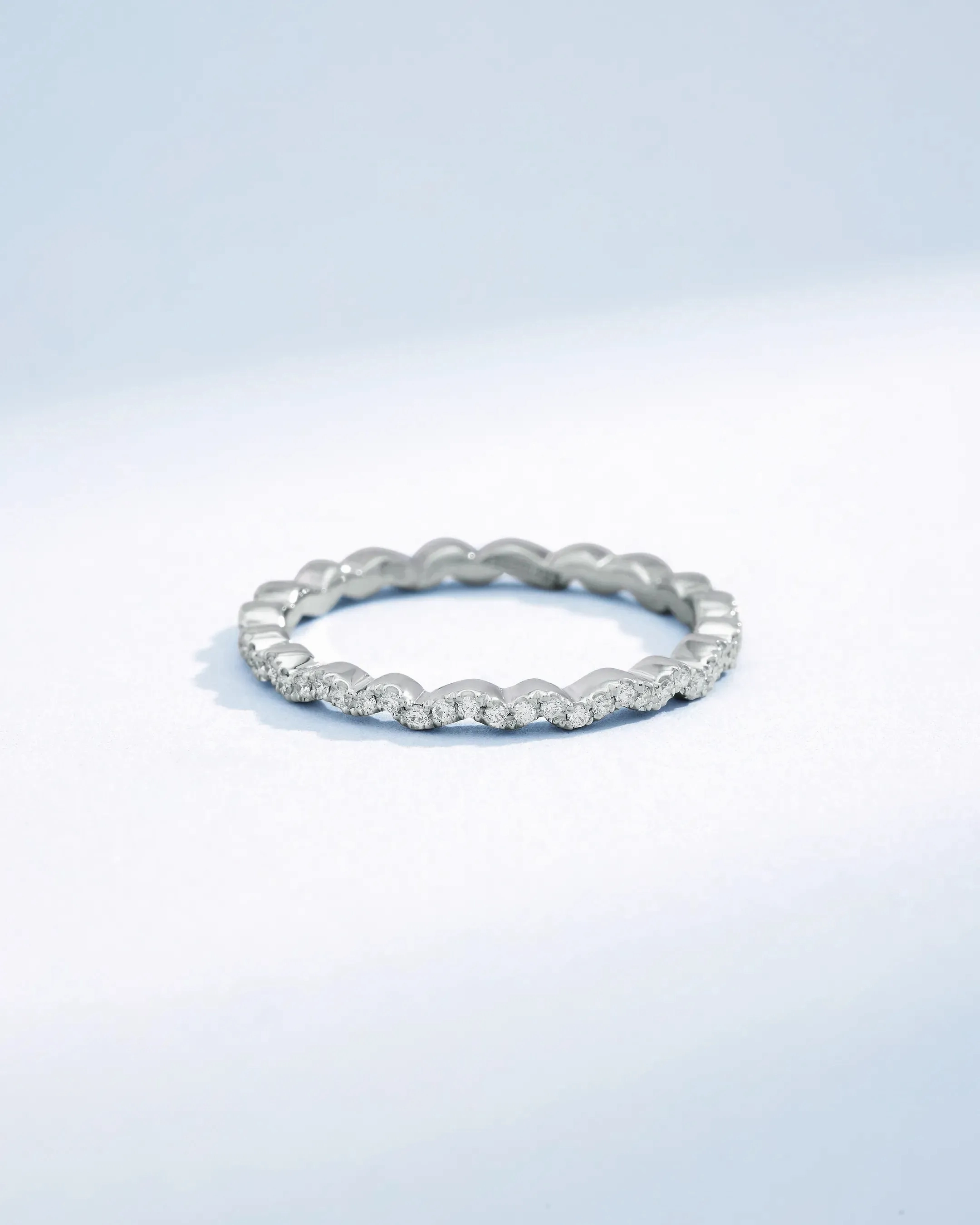 Classic Diamond Ivy Eternity Band