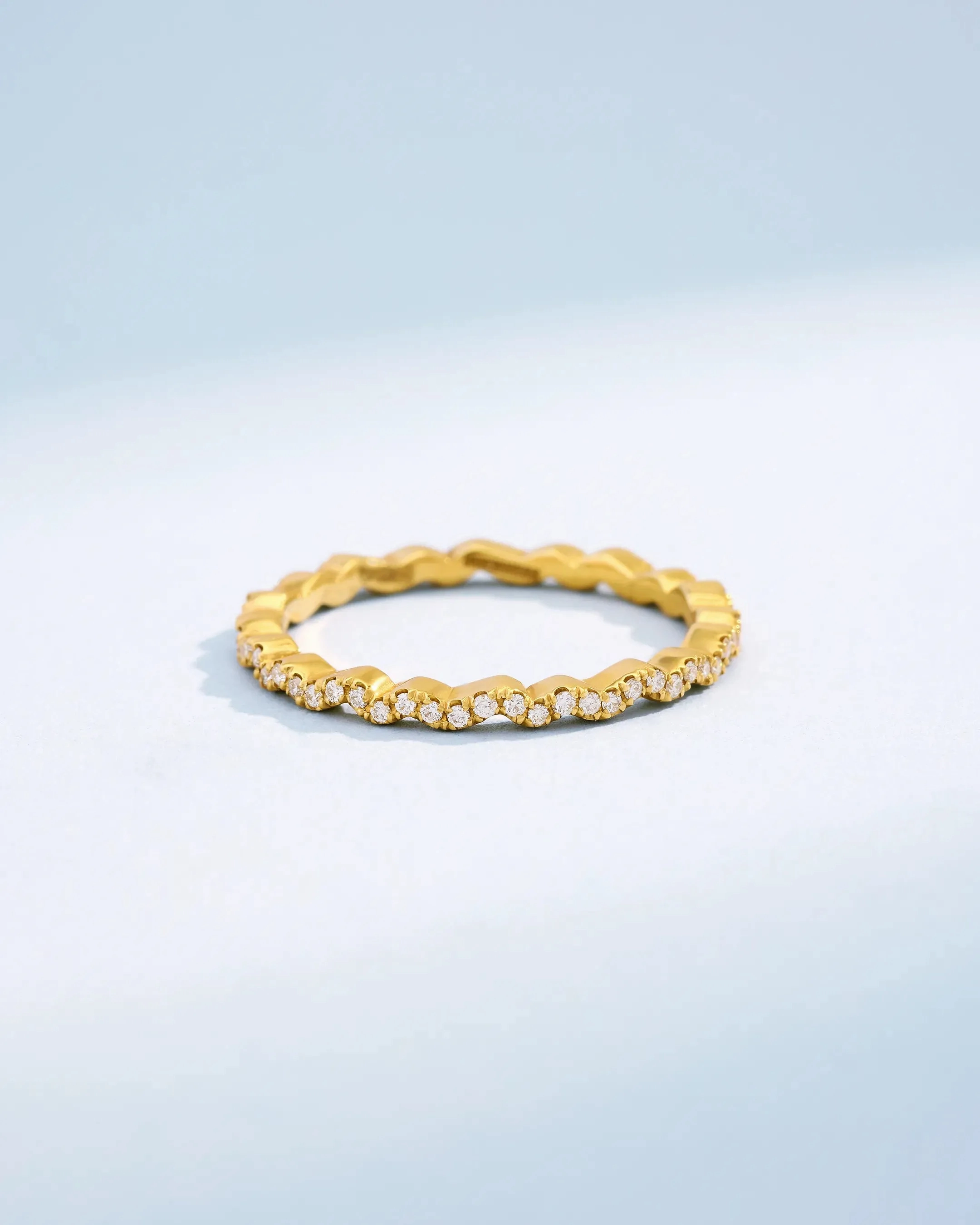 Classic Diamond Ivy Eternity Band