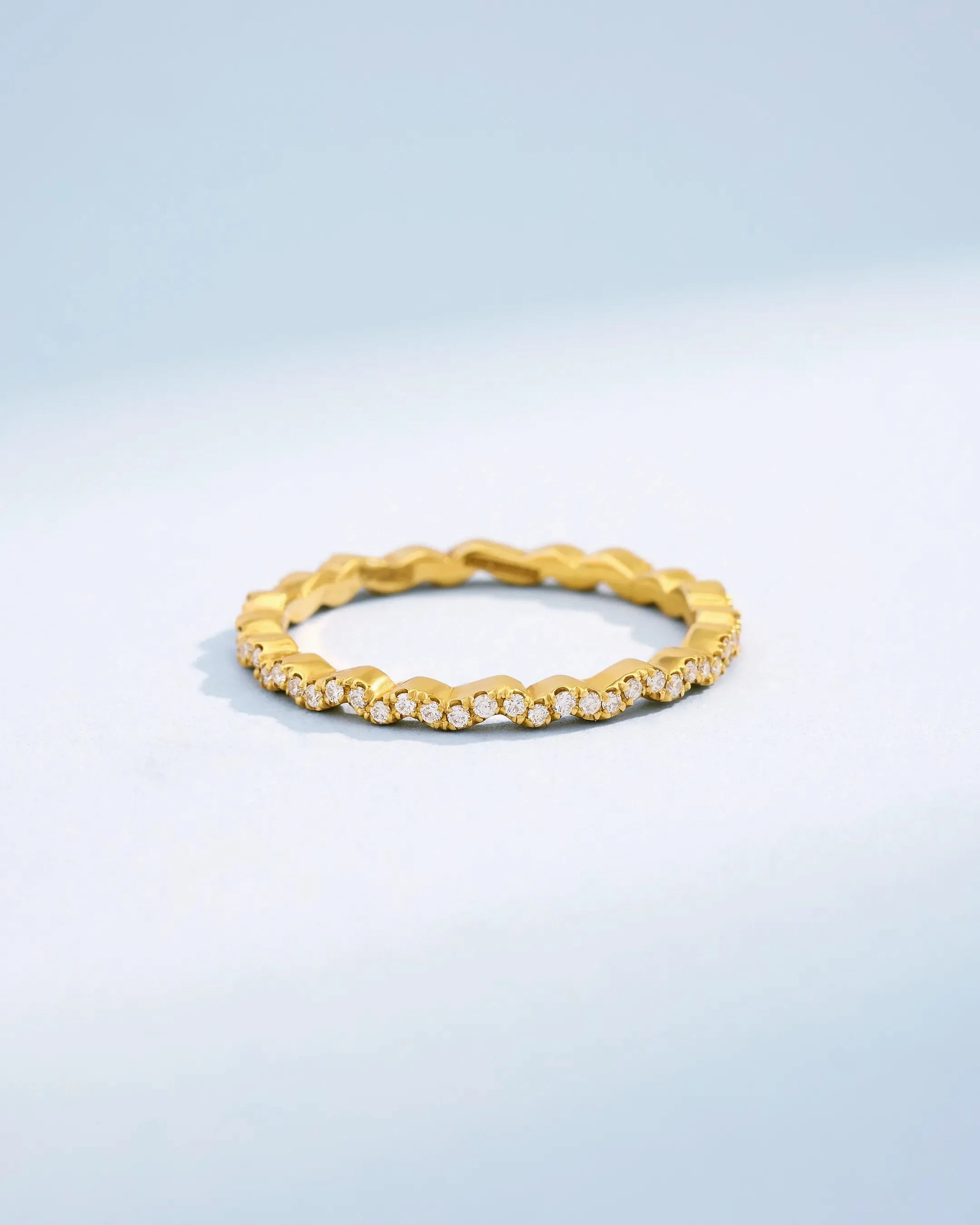 Classic Diamond Ivy Eternity Band
