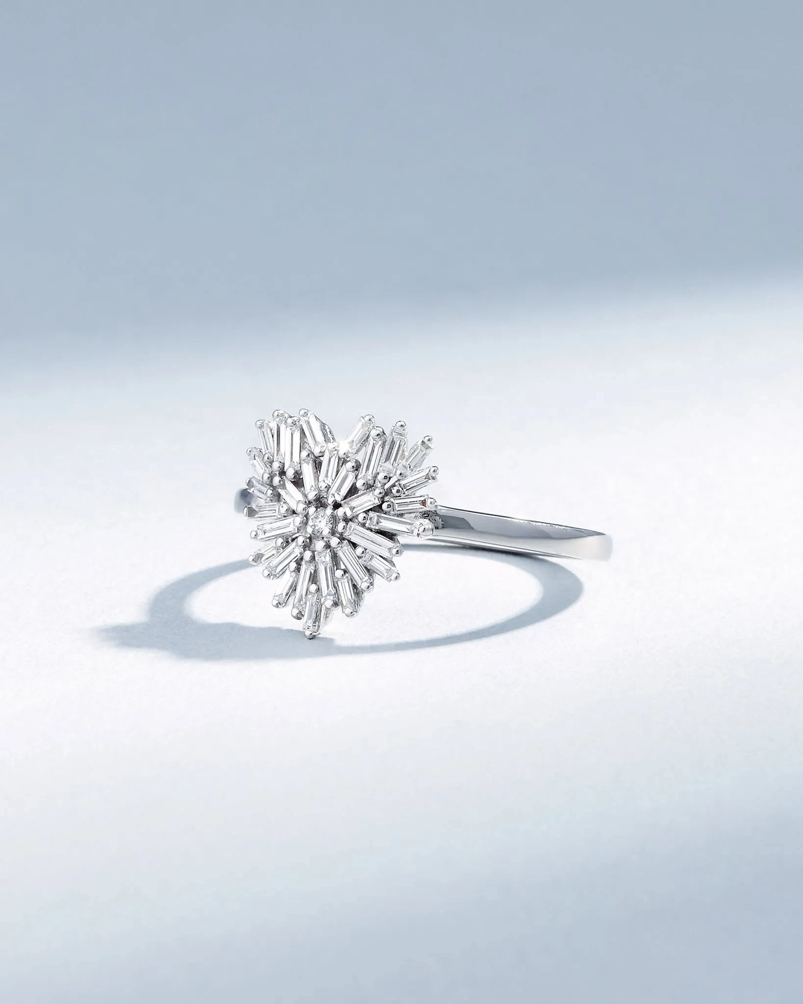 Classic Diamond Small Heart Ring