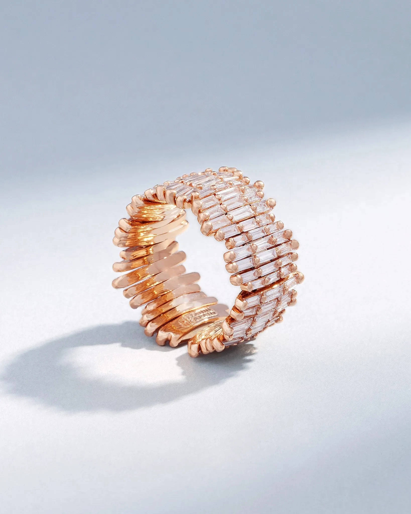 Classic Gold Full Baguette Milli Eternity Band