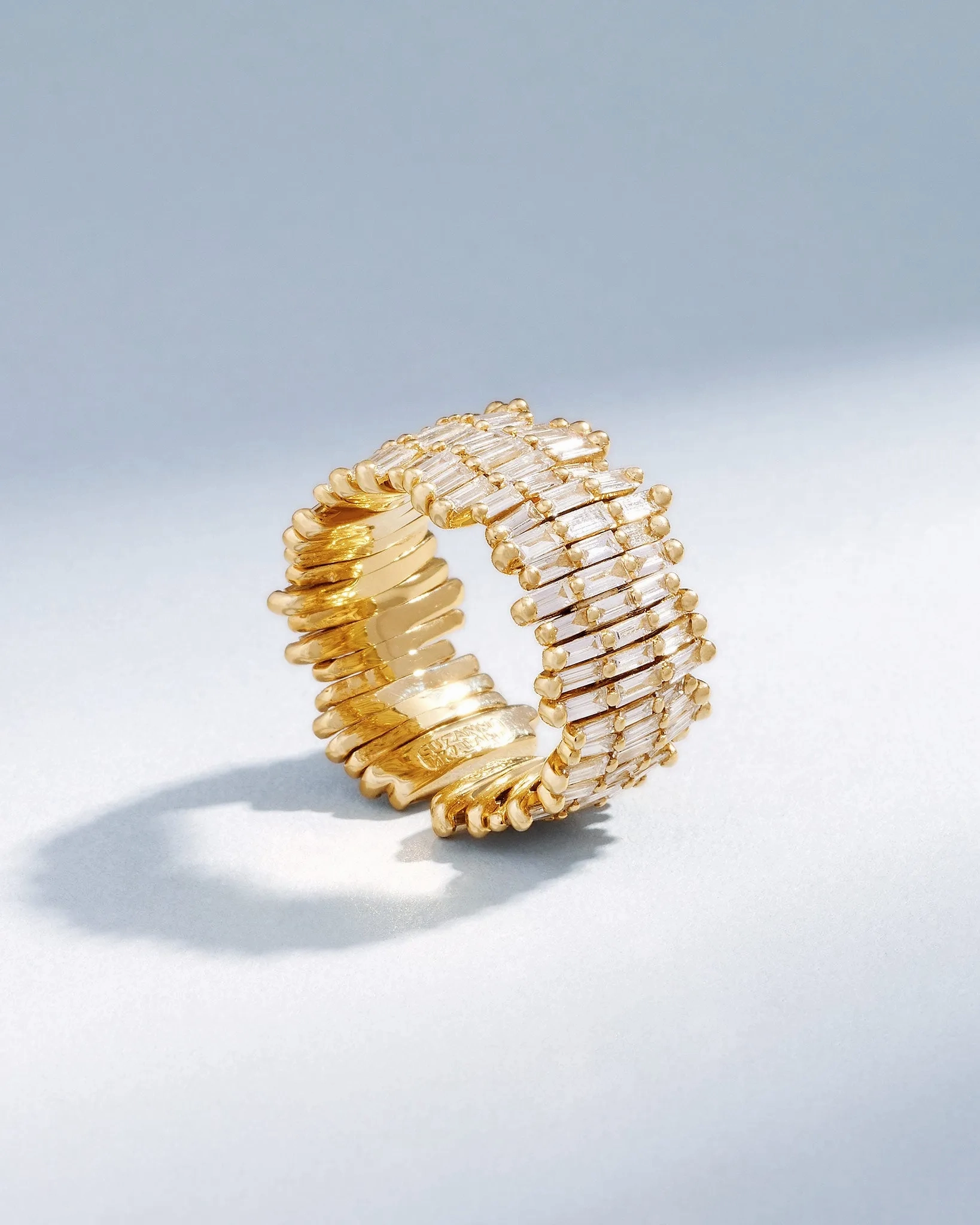 Classic Gold Full Baguette Milli Eternity Band