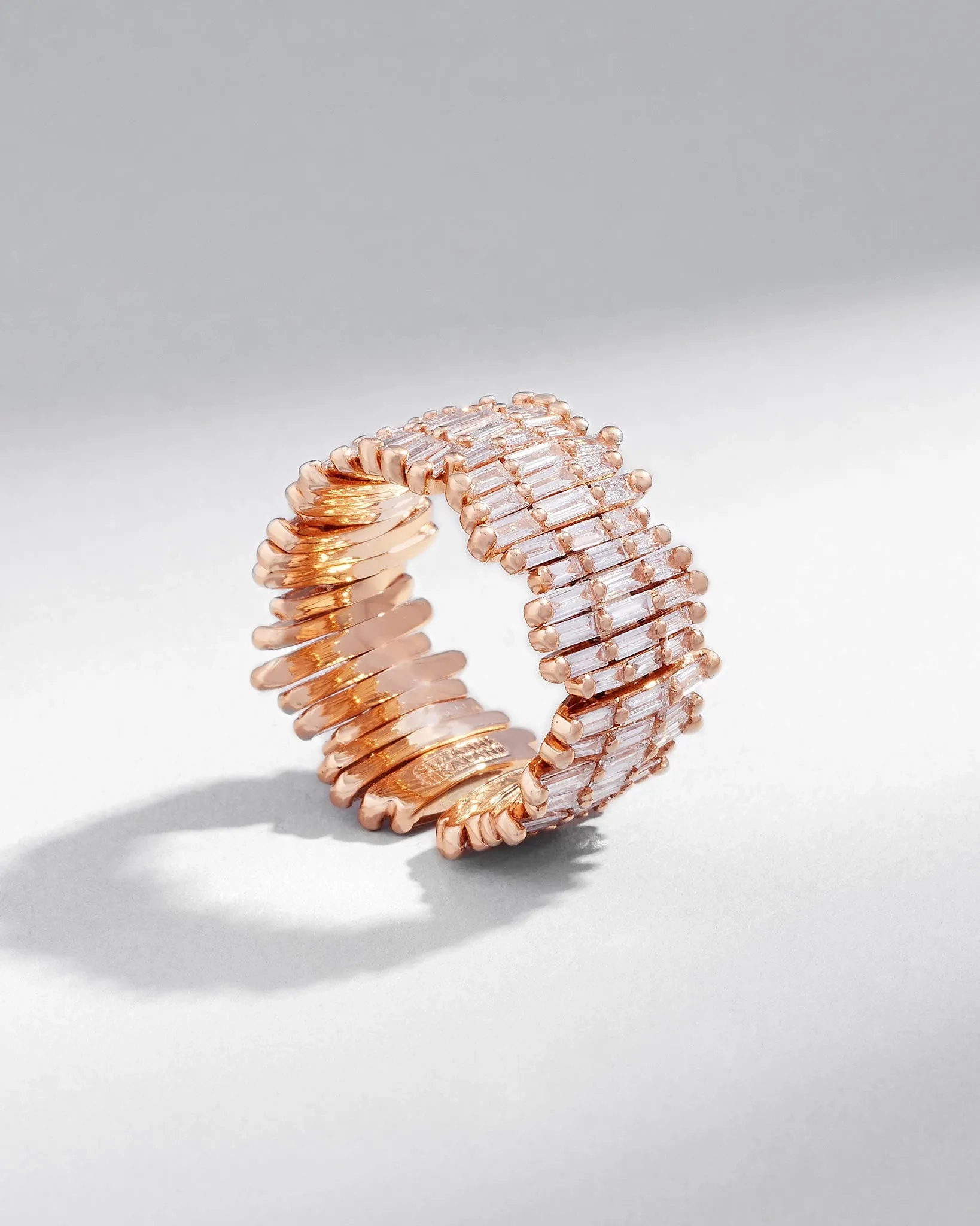 Classic Gold Full Baguette Milli Eternity Band