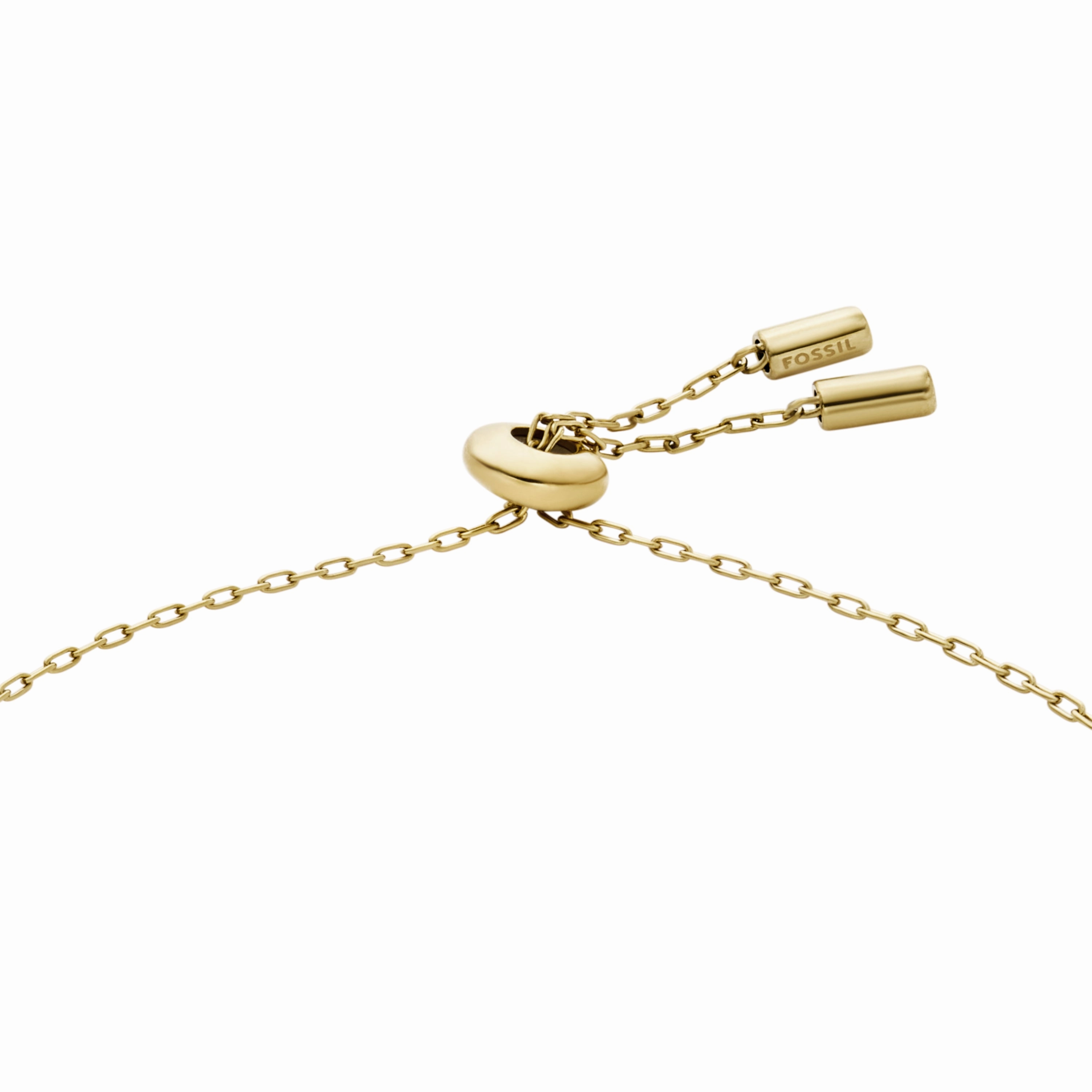 Classic Mother-of-Pearl Gold-Tone Stainless Steel Station Bracelet