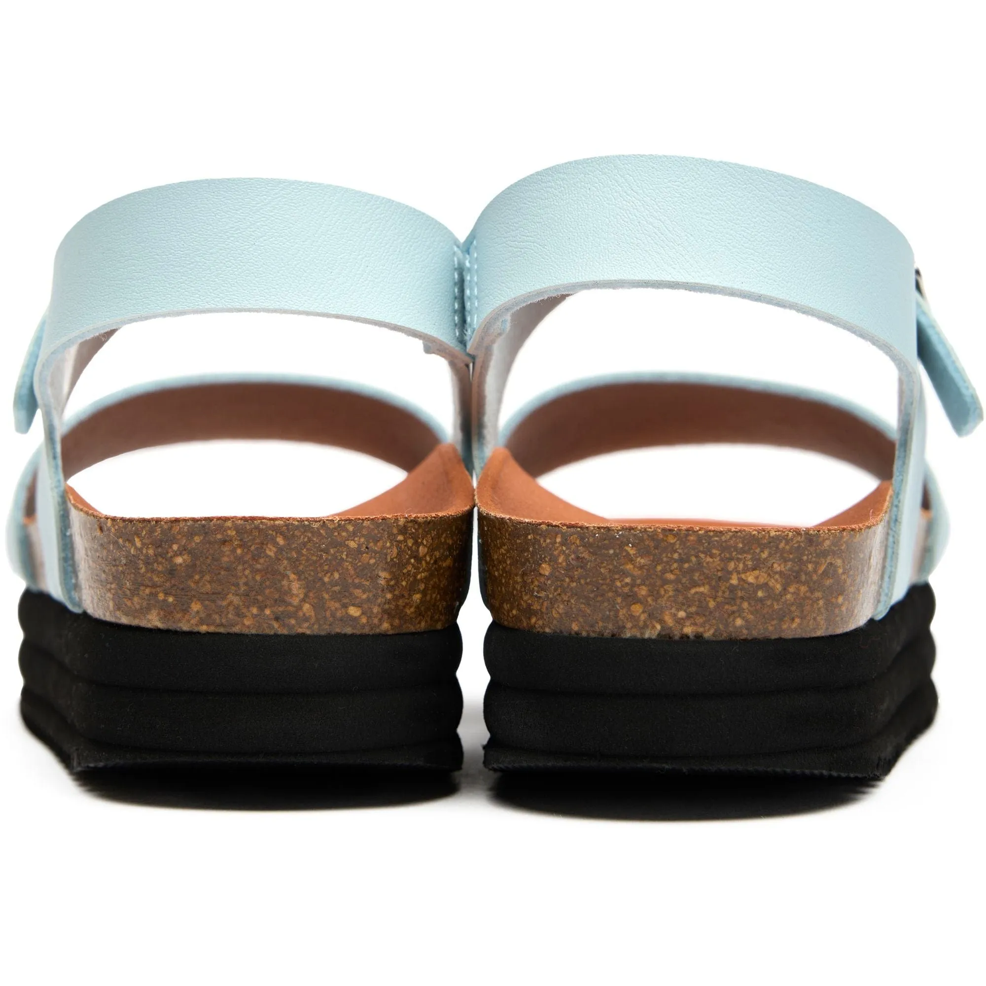 Clove Damen Vegane Plateausandalen | Hellblau
