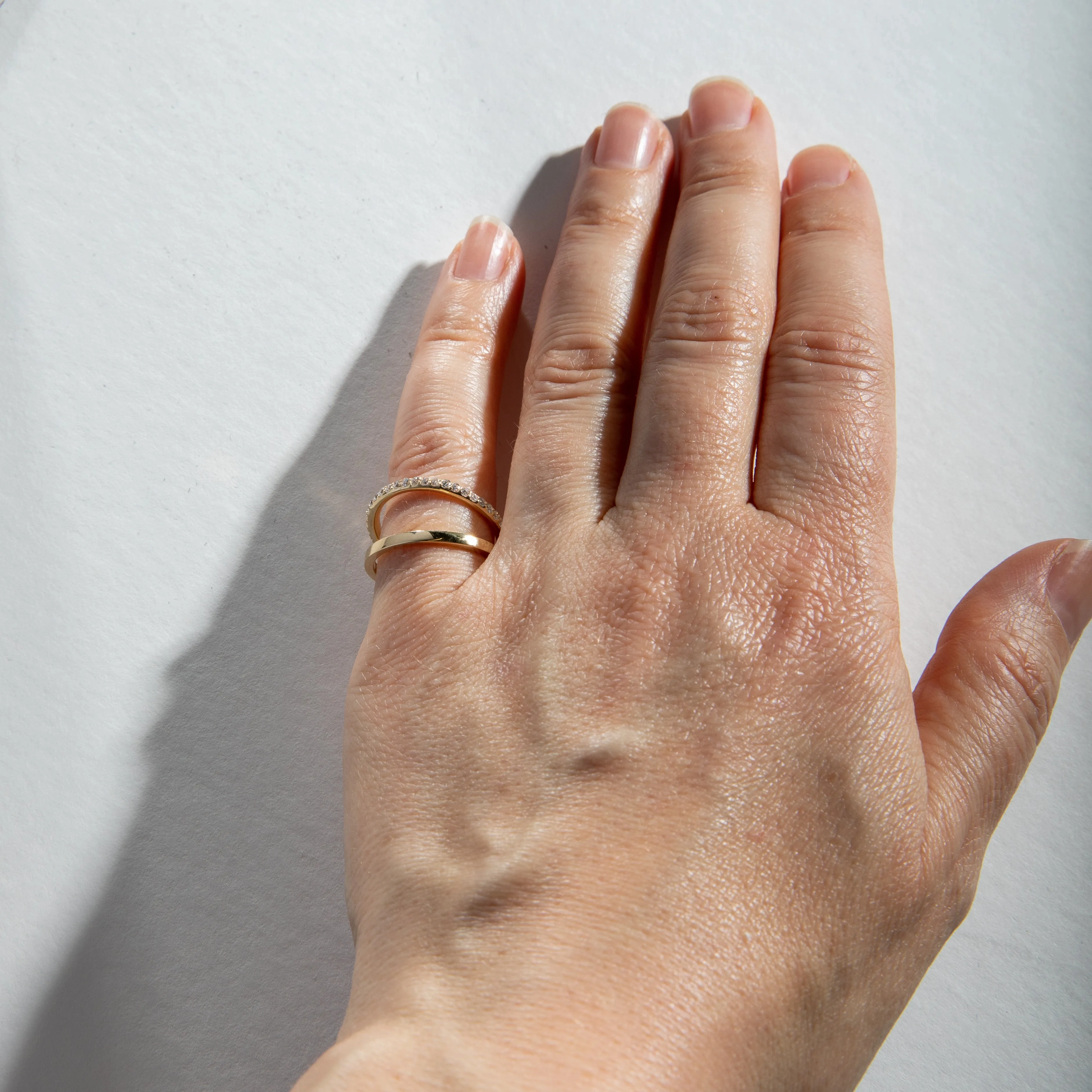 Codu Ring with Lab-grown diamonds