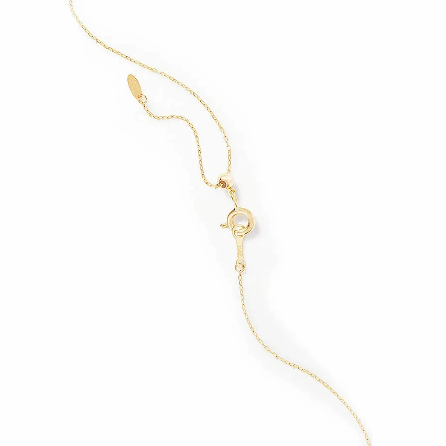 Collier Aphrodite 18K Gold Necklace w. Diamond &amp; Pearls