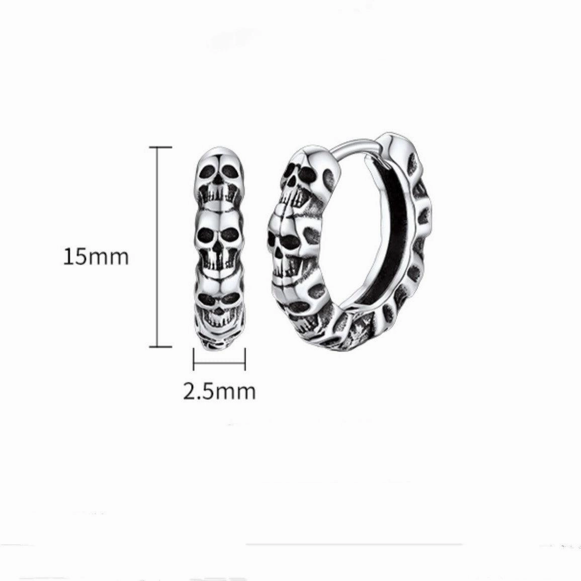 Cool Dark Department Personality Earrings Female