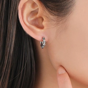 Cool Dark Department Personality Earrings Female 