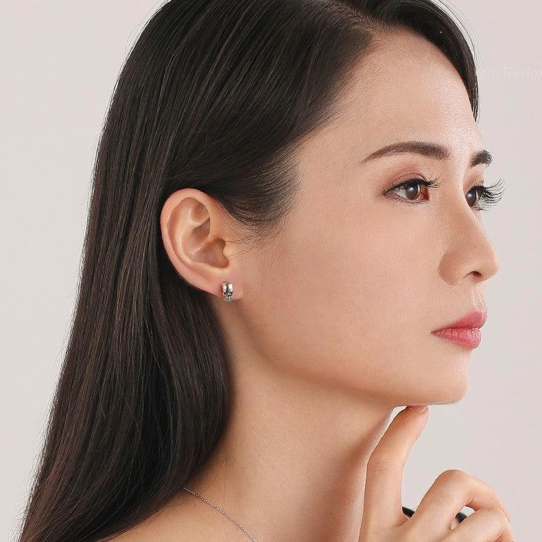 Cool Dark Department Personality Earrings Female