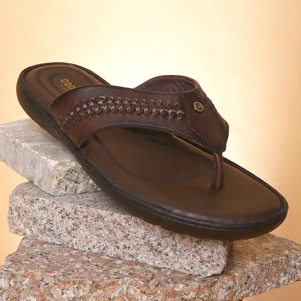 Coolers By Liberty LFL-11 Formelle braune Hausschuhe & Flip-Flops Für Männer