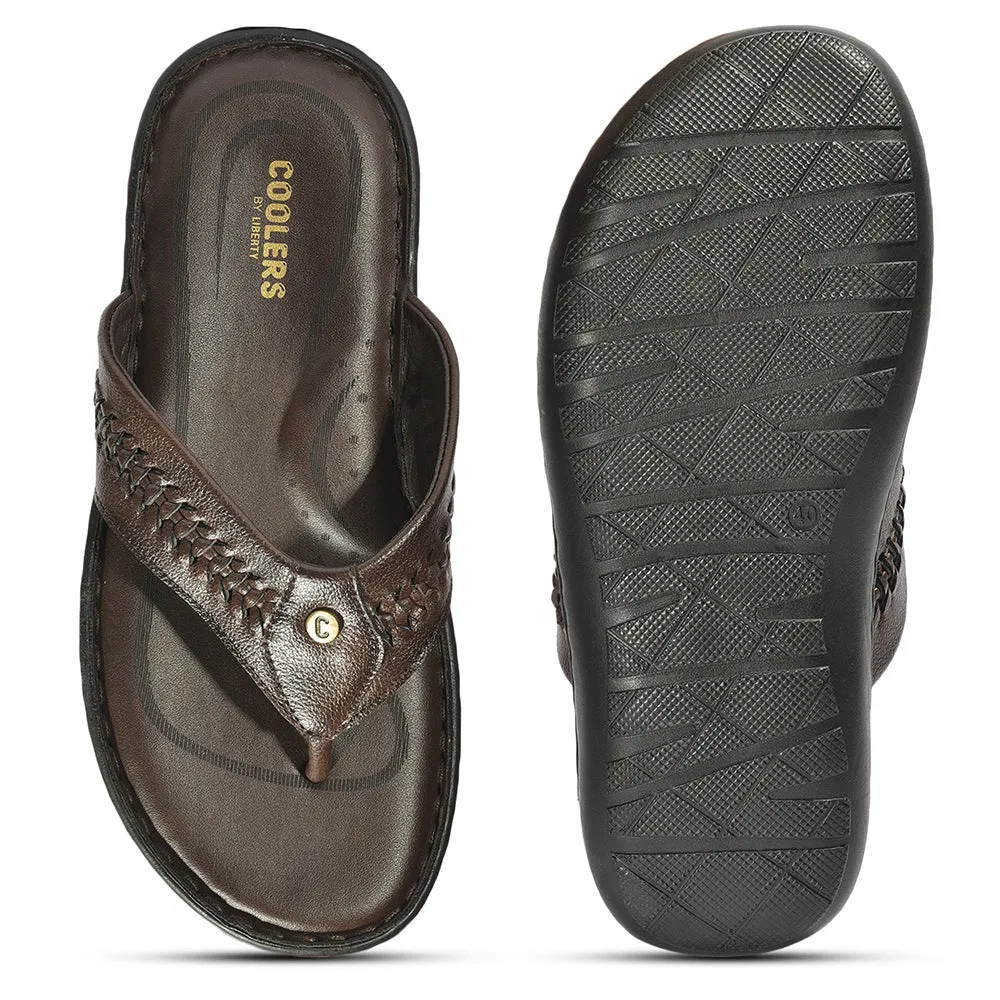 Coolers By Liberty LFL-11 Formelle braune Hausschuhe & Flip-Flops Für Männer