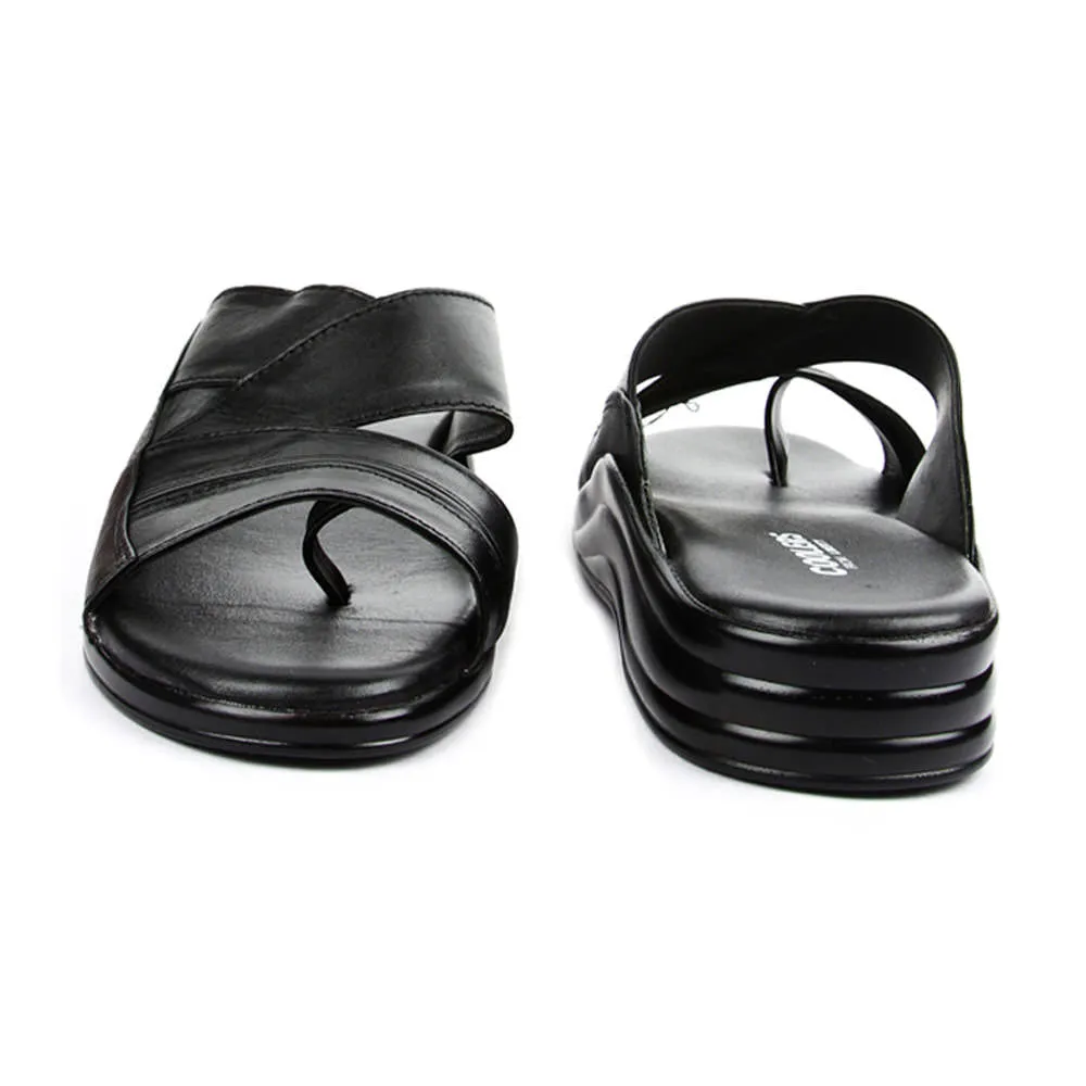 Liberty Coolers Bequeme Schwarze Hausschuhe Für Herren 7123-79
