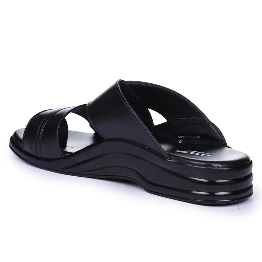 Liberty Coolers Bequeme Schwarze Hausschuhe Für Herren 7123-79