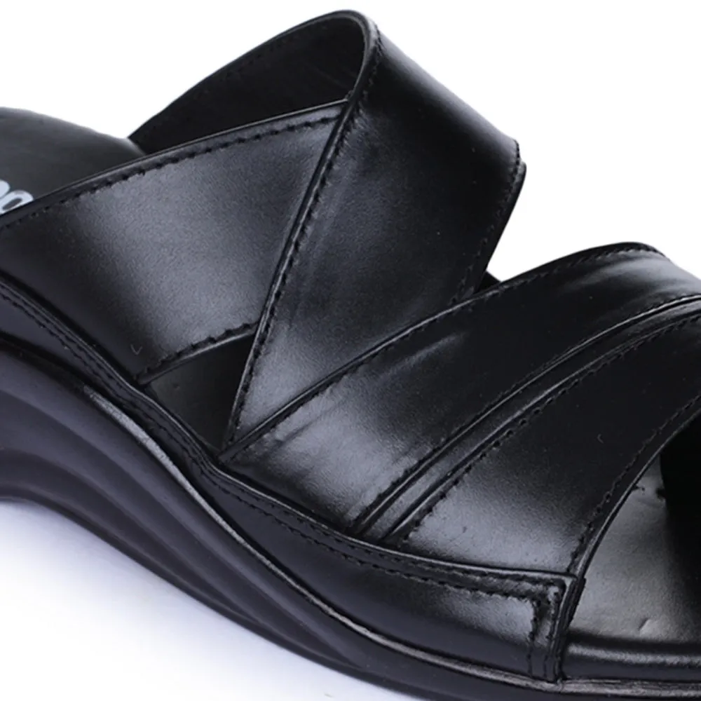 Liberty Coolers Bequeme Schwarze Hausschuhe Für Herren 7123-79