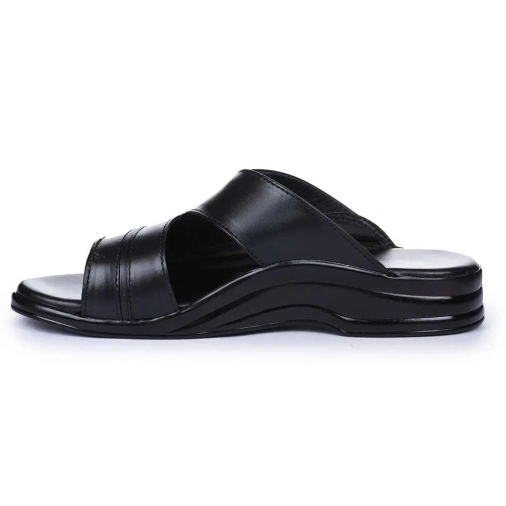 Liberty Coolers Bequeme Schwarze Hausschuhe Für Herren 7123-79