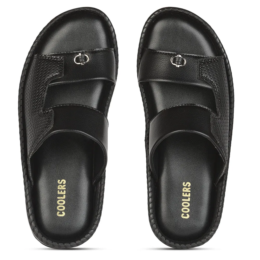 Liberty Coolers Bequeme Hausschuhe Für Herren AVN-21 (Schwarz)