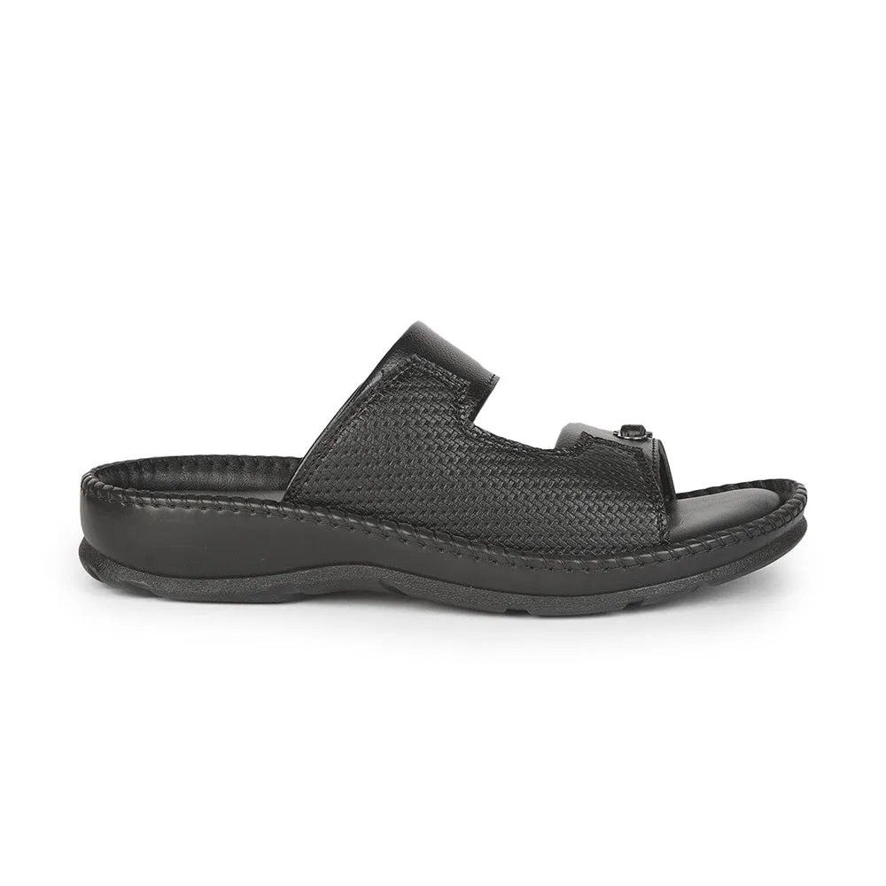 Liberty Coolers Bequeme Hausschuhe Für Herren AVN-21 (Schwarz)