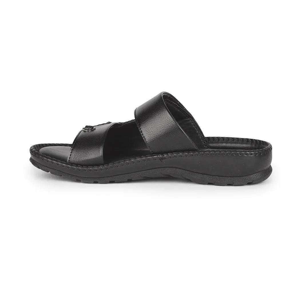 Liberty Coolers Bequeme Hausschuhe Für Herren AVN-21 (Schwarz)