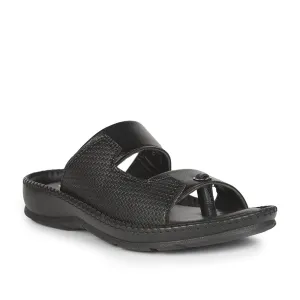 Liberty Coolers Bequeme Hausschuhe Für Herren AVN-21 (Schwarz)
