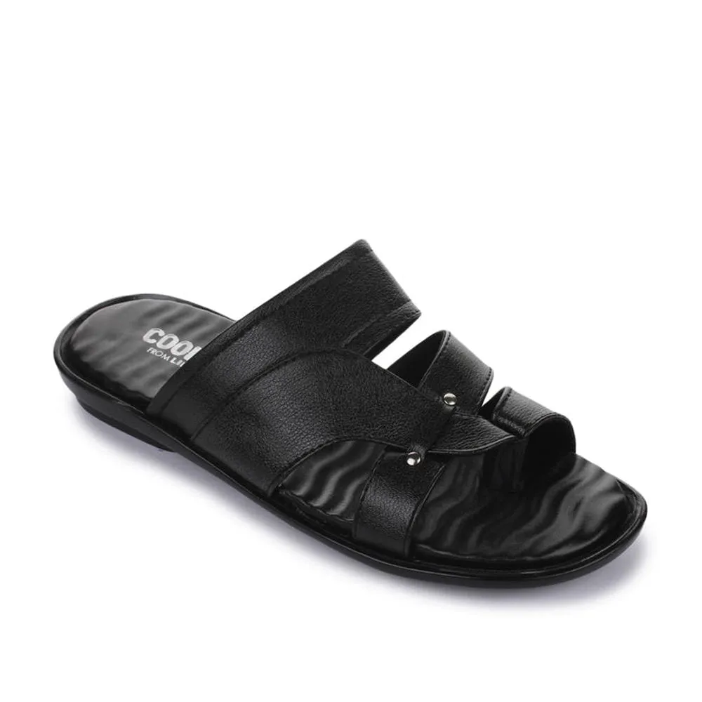 Liberty Coolers Bequeme Schwarze Hausschuhe Für Herren TRL-113