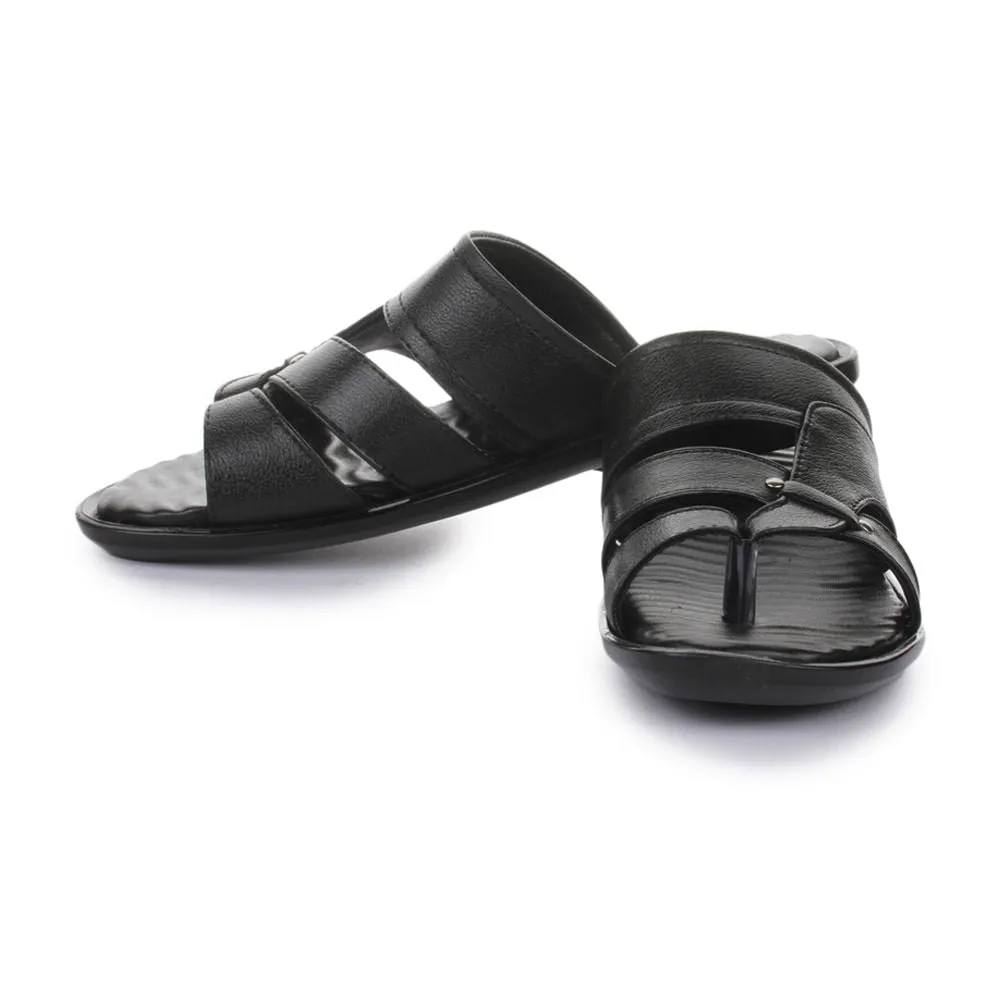 Liberty Coolers Bequeme Schwarze Hausschuhe Für Herren TRL-113