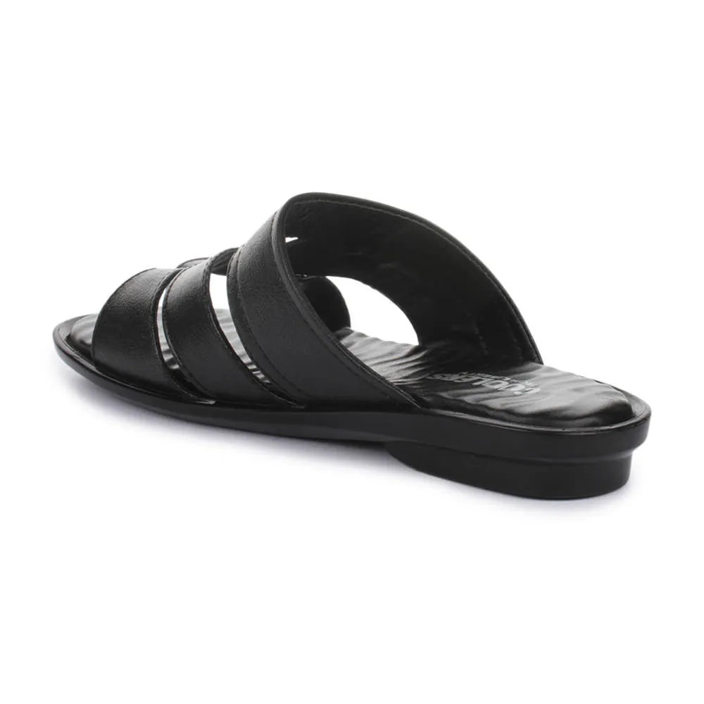 Liberty Coolers Bequeme Schwarze Hausschuhe Für Herren TRL-113