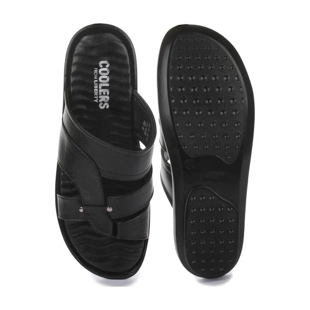 Liberty Coolers Bequeme Schwarze Hausschuhe Für Herren TRL-113