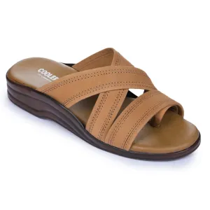 Liberty Coolers Bequeme Braune Hausschuhe Für Herren 7123-61