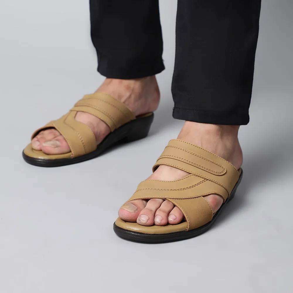 Bequeme braune Hausschuhe für Herren 7153-37 von Liberty