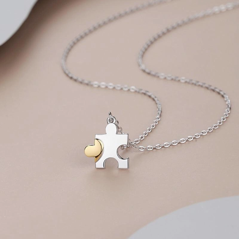 Couple Fashion Sterling Silver Necklace
