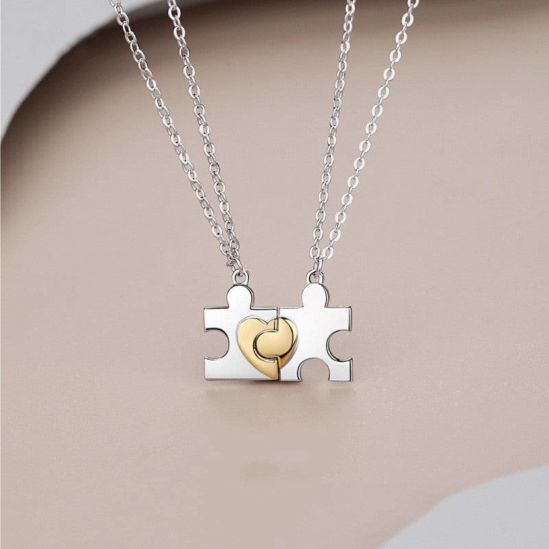 Couple Fashion Sterling Silver Necklace